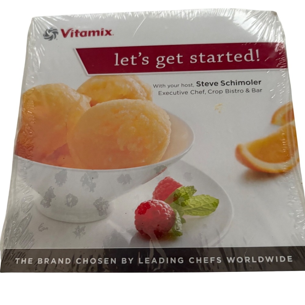 Vitamix Lets Get Started Instructional DVD Chef Steve Schimoler New Sealed 2012